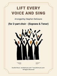 Lift Every Voice And Sing Two-Part Mixed choral sheet music cover Thumbnail